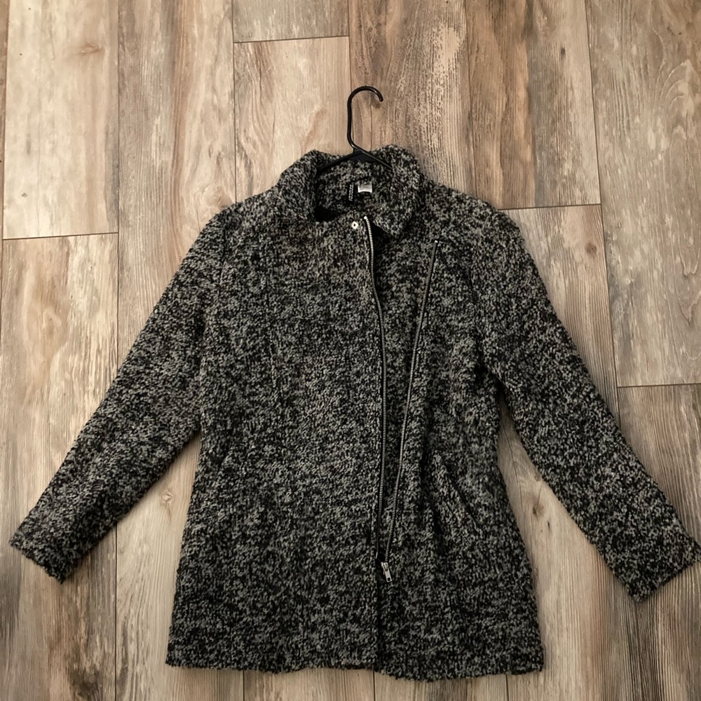 Black & white coat